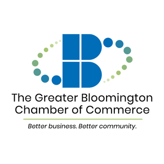 The Greater Bloomington Chamber of
 Commerce logo